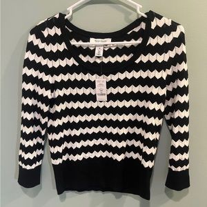 white house black market knit top